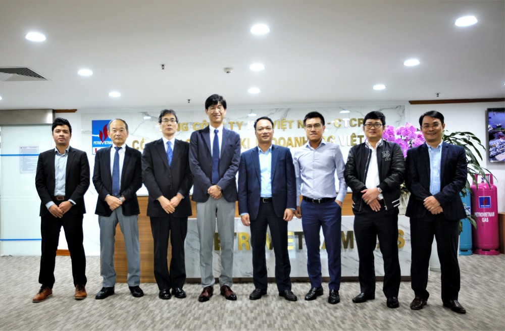 Đoàn công tác Nhật Bản làm việc tại trụ sở PV GAS LPG - Hà Nội.