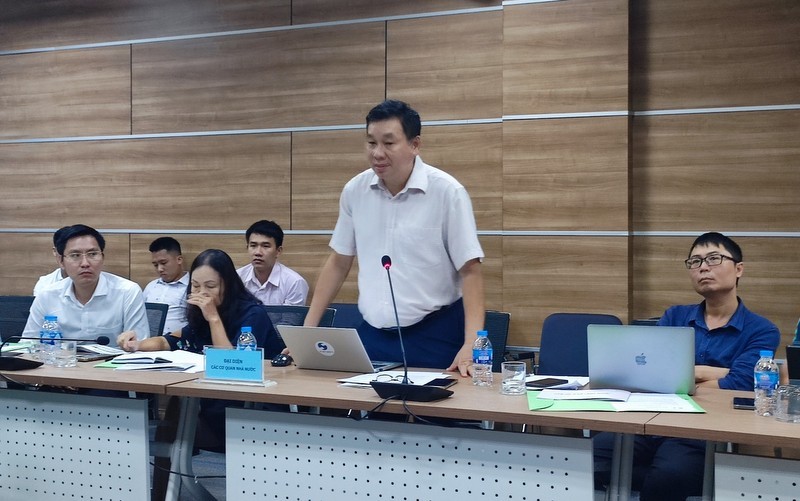 Phó Cục trưởng Cục Sở hữu trí tuệ Trần Lê Hồng phát biểu tại buổi tọa đàm.