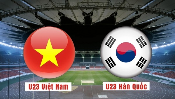 U23 Việt Nam vs U23 Hàn Quốc.