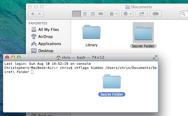 Cách ẩn tập tin, thư mục trên Windows/ Linux/ Mac OS X