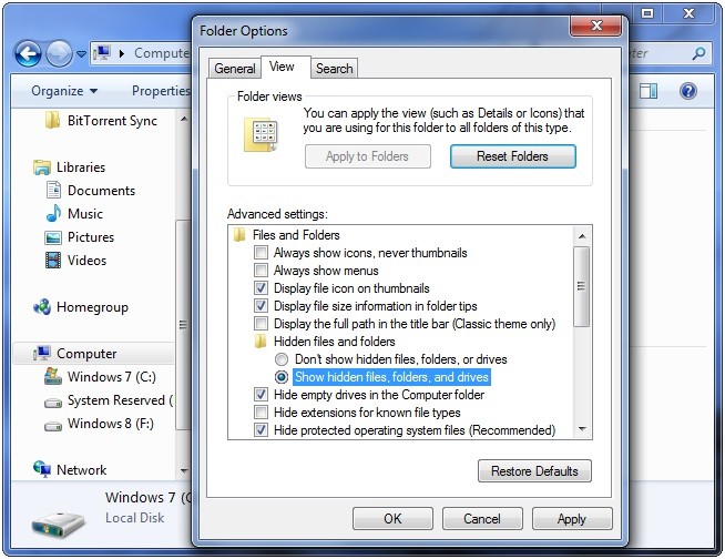 Cách ẩn tập tin, thư mục trên Windows/ Linux/ Mac OS X