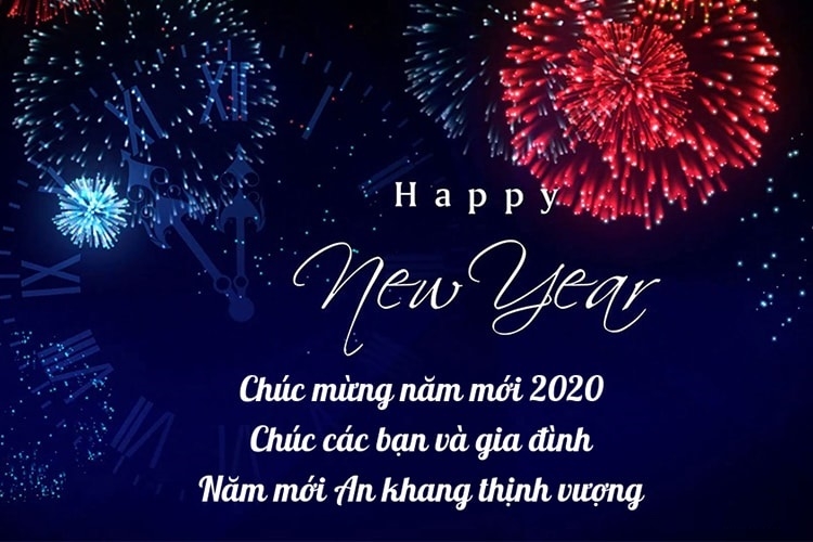 Chức mừng năm mới 2020. Chúc các bạn và gia định năm mới An khang thịnh vượng
