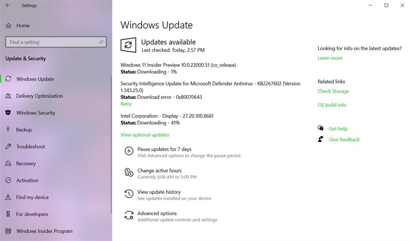 cập nhật Windows 10 lên Windows 11