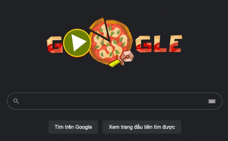 Lịch sử pizza được tôn vinh trên biểu trưng của Google hôm nay