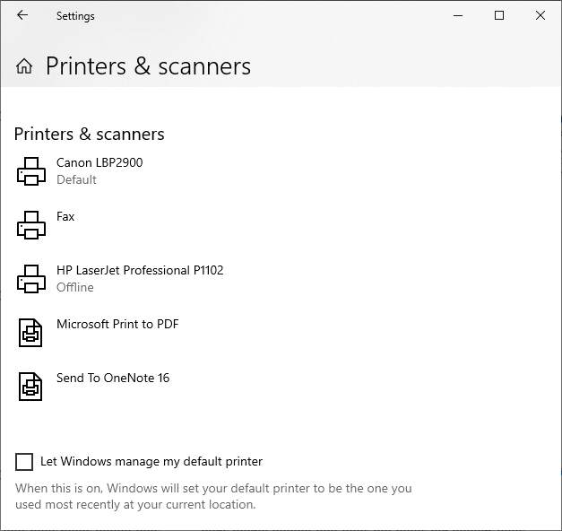 Đặt máy in mặc định – Set as Default Printer