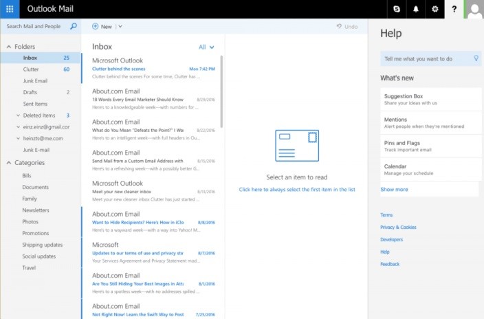 Dịch vụ Email Microsoft mail 365